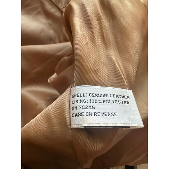 Relativity Brown Suede Jacket XL Genuine Leather Retro Modern Basic - Picture 5 of 6